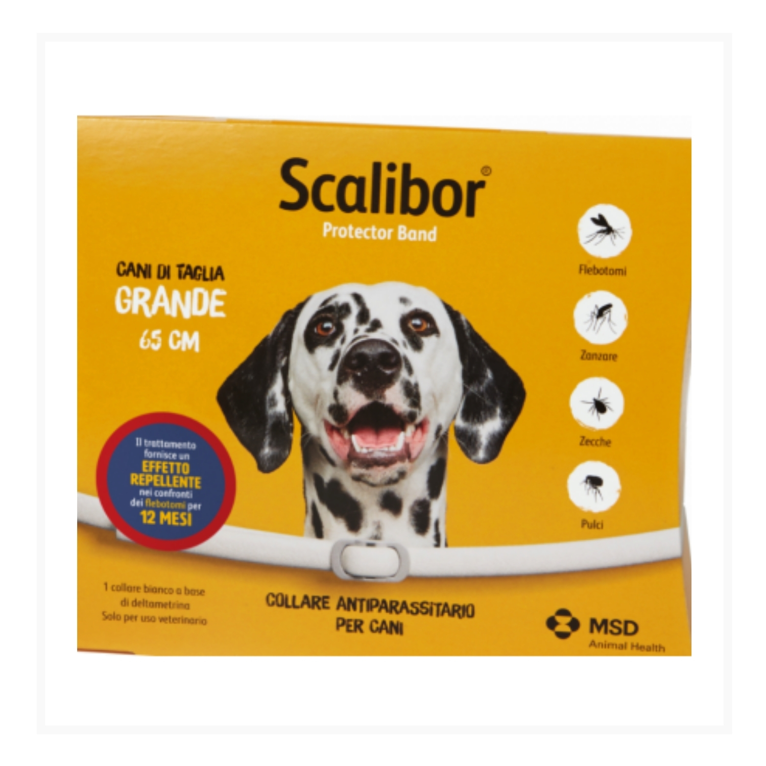 Scalibor Collare antiparassitario 65 cm per cani di taglia media e grande