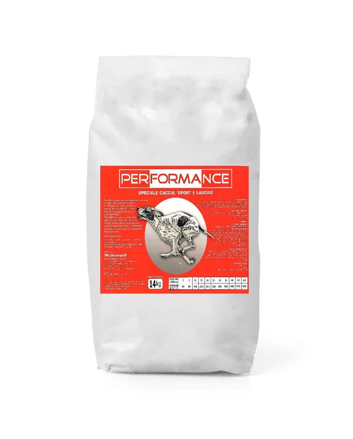 Performance 28-22 crocchette per cani da caccia, lavoro e sportivi - sacco da 14 kg