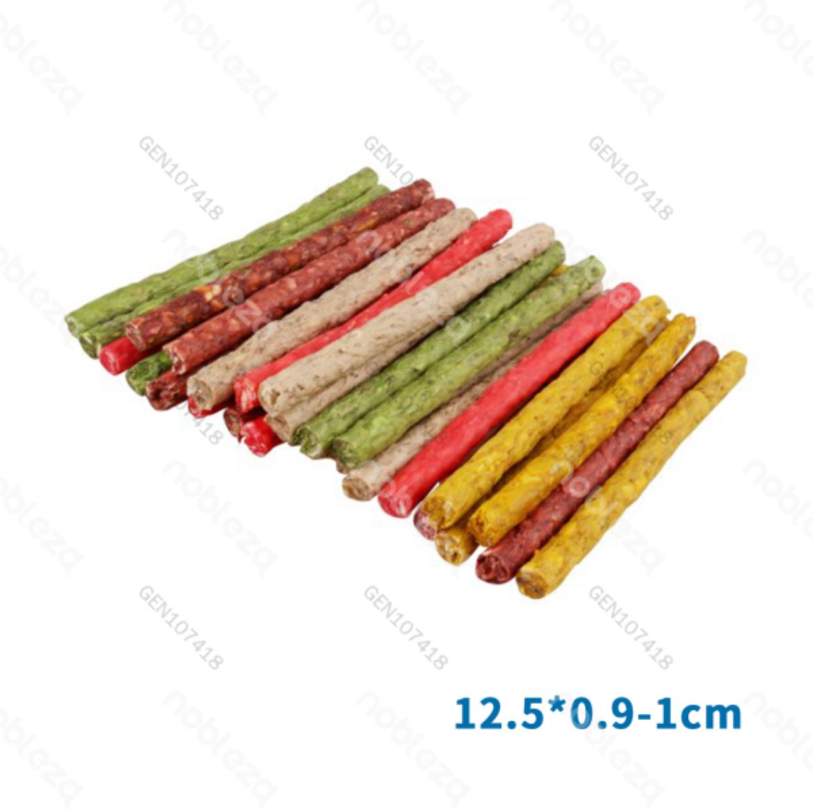 Snack bastoncini colorati per cani Nobleza Munchy Sticks 180g
