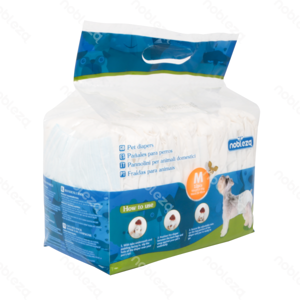 Pannolini Per Cani Maschi - 30 Pezzi Super Assorbenti E Antiscivolo - Foto 10