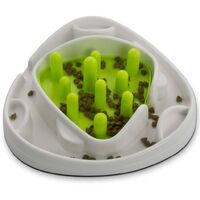 Accessorio Ciotola Anti Ingozzamento Per Cani E Gatti - Inserito A Spirale In Silicone, Antiscivolo, Regolabile