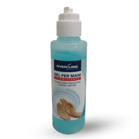 Gel igienizzante per mani con formula antibatterica e assorbimento rapido