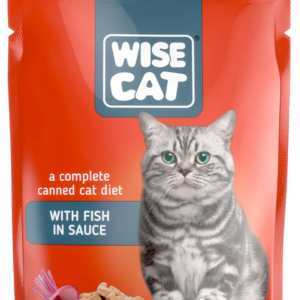 Wise Cat con pesce in salsa 100g alimento umido completo per gatti
